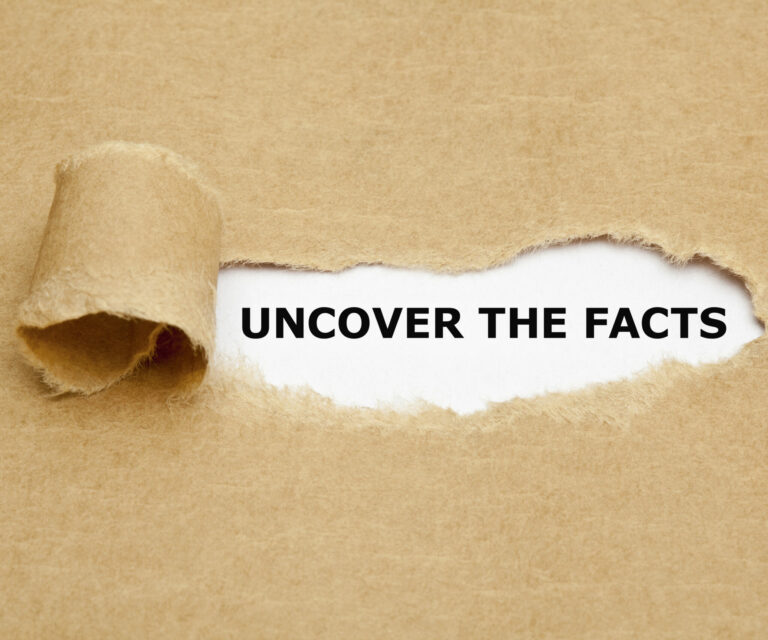 Uncover The Facts appearing behind torn brown paper.. 7 Damaging Myths About Gasification